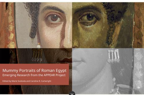 Cover of “Mummy Portraits of Roman Egypt.” Image courtesy of Getty Publications.