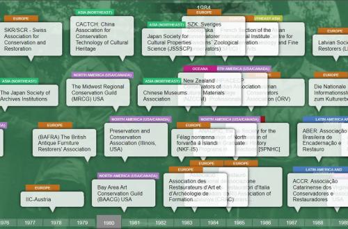 Membership Organization Timeline detail. Timeline and image by Sharra Grow