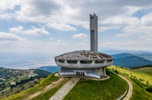 The Buzludzha Monument in 2020. Drone photo by Emil Iliev. 